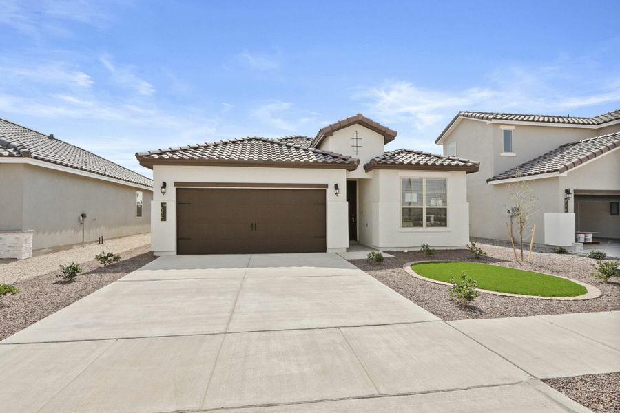 Front exterior of a home in the Painted Desert community, located in Horizon City, TX (Image 8). Front exterior of a home in the Painted Desert community, located in Horizon City, TX (Image 8).
