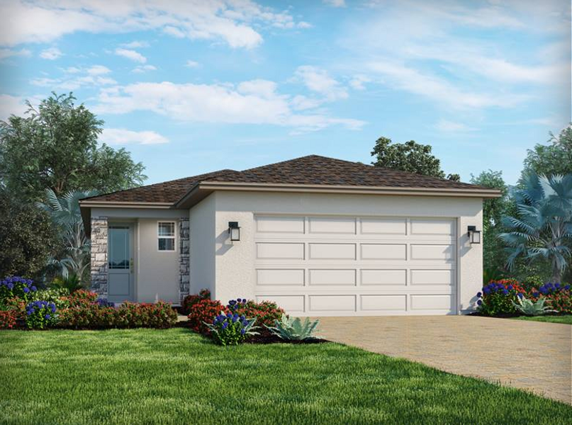 Front exterior of a home in the Villages at Minneola Hills - Classic Series community, located in Minneola, FL (Image 2).