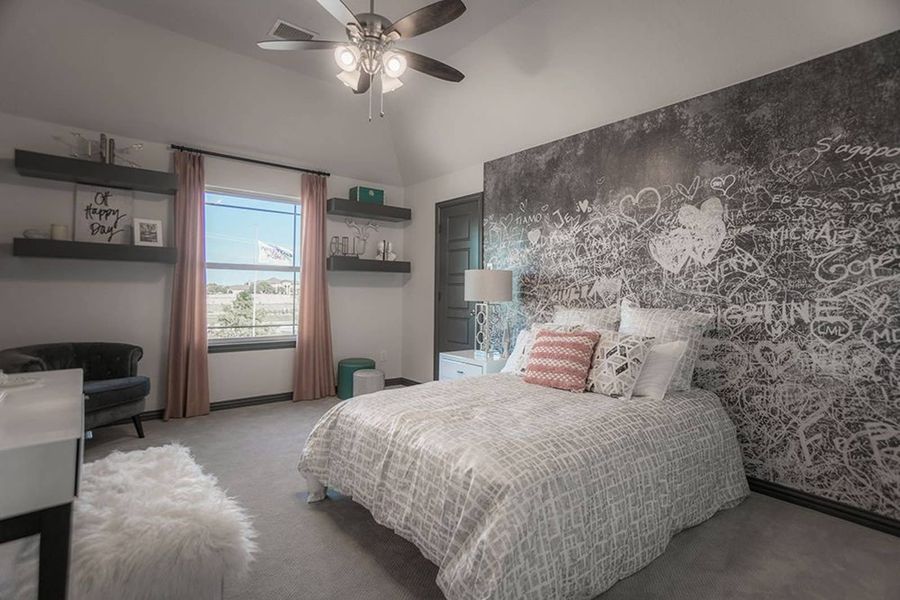 Furnished interior in a model home at Cambridge Estates in Prosper (Image 26).