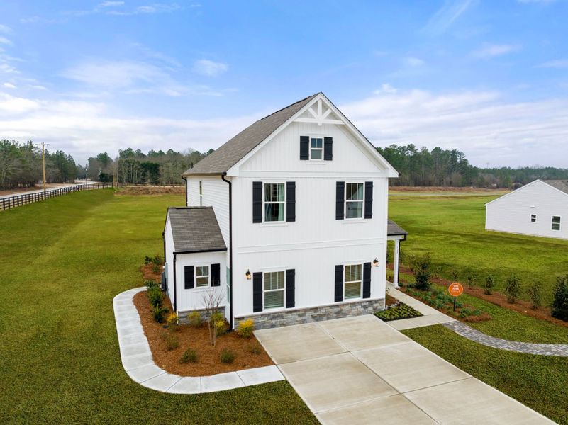 Front exterior of a home in the Eagles Crest community, located in Pageland, SC (Image 1).