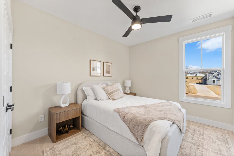 Furnished interior in a model home at Double Springs in Taylors (Image 62). Furnished interior in a model home at Double Springs in Taylors (Image 62).