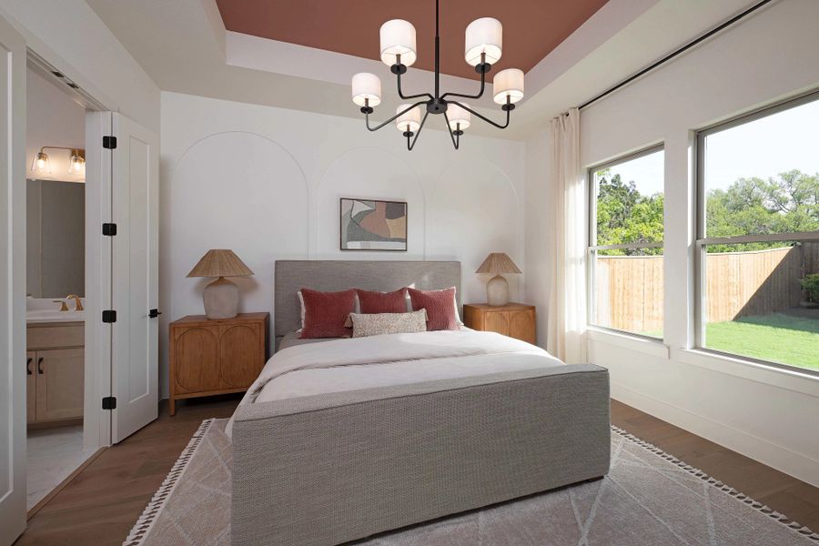 Furnished interior in a model home at Inspiration in Lucas (Image 8).