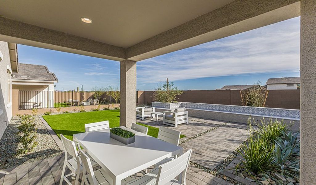 Exterior details of a home in Seasons at Haciendas at White Peak, Peoria (Image 3).