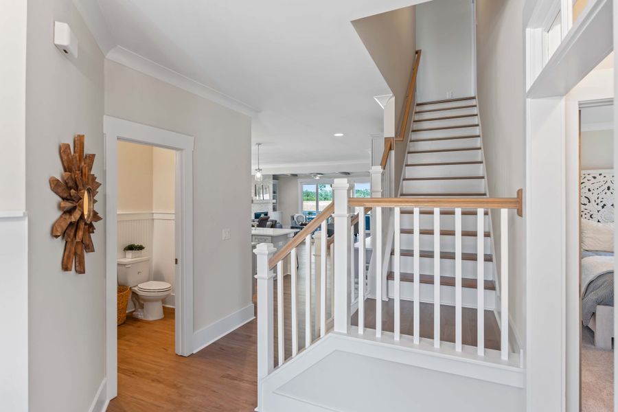 Furnished interior in a model home at Songbird in Hampstead (Image 22). Furnished interior in a model home at Songbird in Hampstead (Image 22).