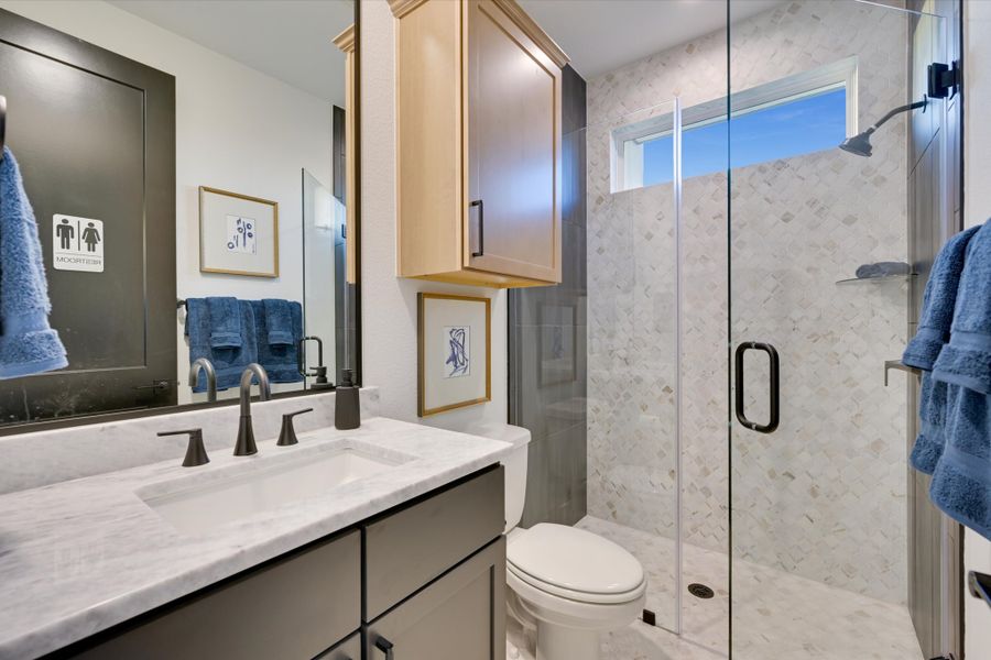 Furnished interior in a model home at Leander Estates in Leander (Image 54).