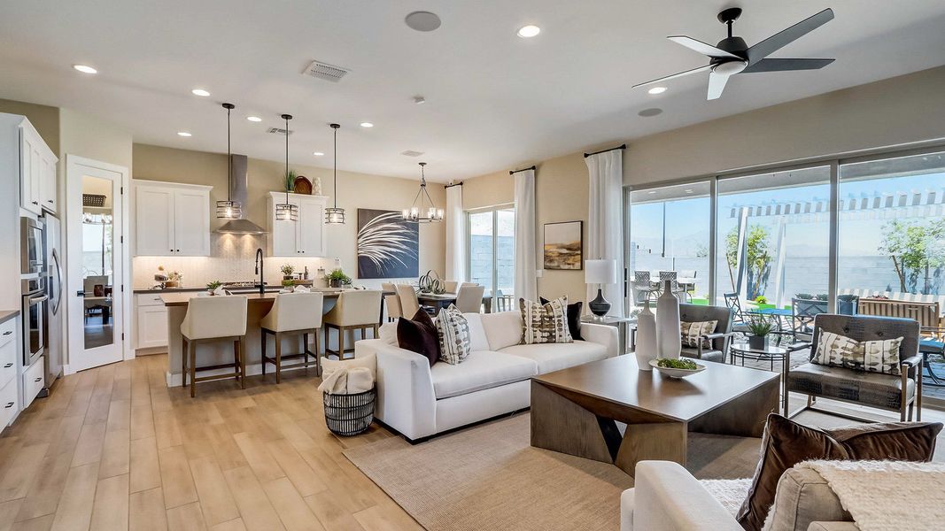 Furnished interior in a model home at Canyon Views - Hacienda in Litchfield Park (Image 26).