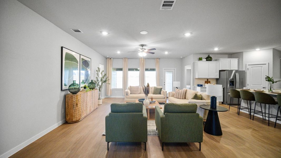 Furnished interior in a model home at Salem Crossing in Victoria (Image 11). Furnished interior in a model home at Salem Crossing in Victoria (Image 11).