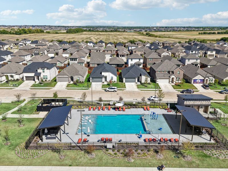 Aerial view of the Southridge community in Princeton, TX, showing layout and nearby surroundings (Image 11).