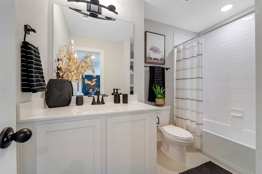 Furnished interior in a model home at Cloud Country in New Braunfels (Image 42). Furnished interior in a model home at Cloud Country in New Braunfels (Image 42).