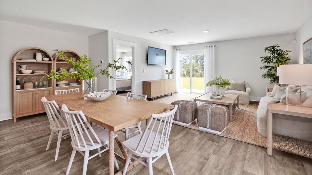 Furnished interior in a model home at Saltgrass Landing in Winnabow (Image 8).