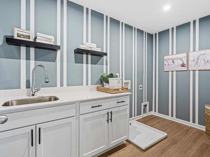 Furnished interior in a model home at Alford at Bethesda in Lawrenceville (Image 7).
