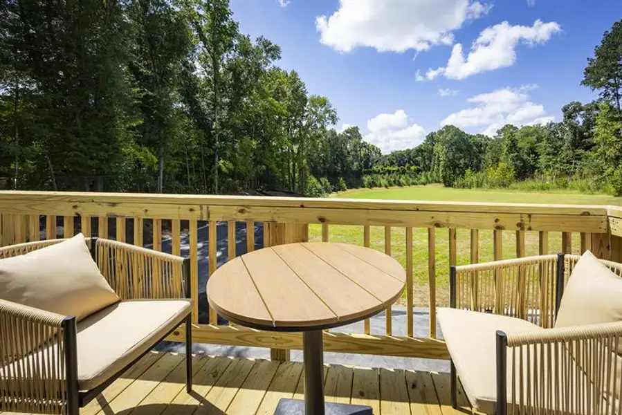 Enjoy fresh air and freedom in your own private outdoor space. ​