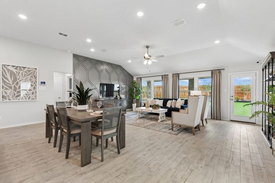 Furnished interior in a model home at Terra Vella in Haslet (Image 16).
