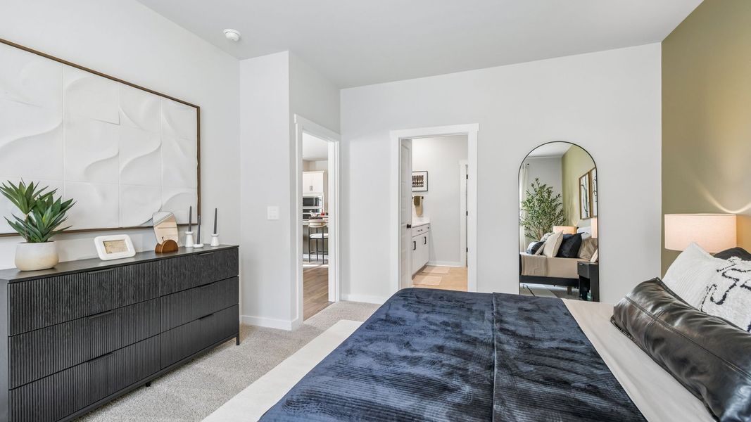 Furnished interior in a model home at Reserve at Hickory Ridge in Columbia (Image 95).