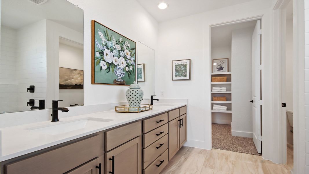 Furnished interior in a model home at Mill Creek Estates in Magnolia (Image 28). Furnished interior in a model home at Mill Creek Estates in Magnolia (Image 28).