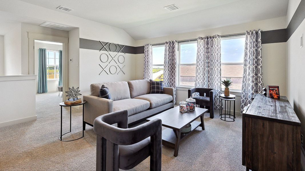 Furnished interior in a model home at Morningside in Josephine (Image 10).