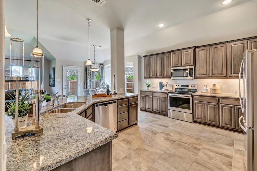 Kitchen | Concept 1730 at Hulen Trails in Fort Worth, TX by Landsea Homes