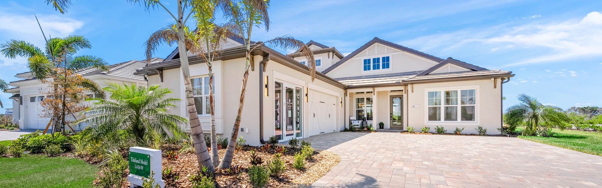 Front exterior of a home in the Palmera at Wellen Park community, located in Venice, FL (Image 3).