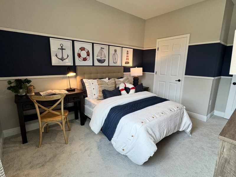 Furnished interior in a model home at Huntington Park in Titusville (Image 27). Furnished interior in a model home at Huntington Park in Titusville (Image 27).