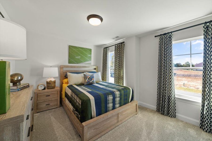 Furnished interior in a model home at Pisgah Park in Kernersville (Image 30).