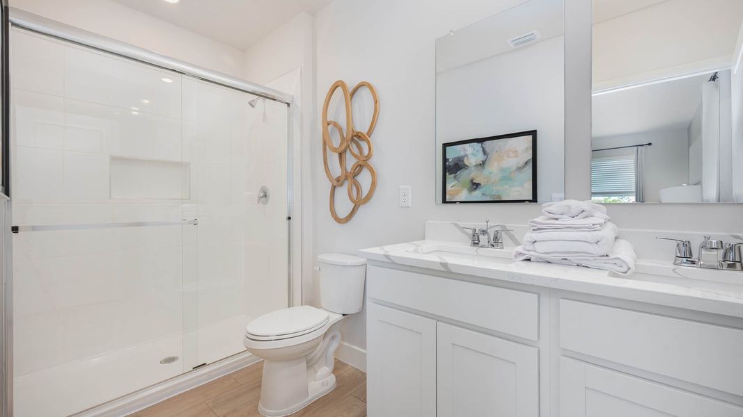 Furnished interior in a model home at Tortuga Cay in Satellite Beach (Image 15). Furnished interior in a model home at Tortuga Cay in Satellite Beach (Image 15).