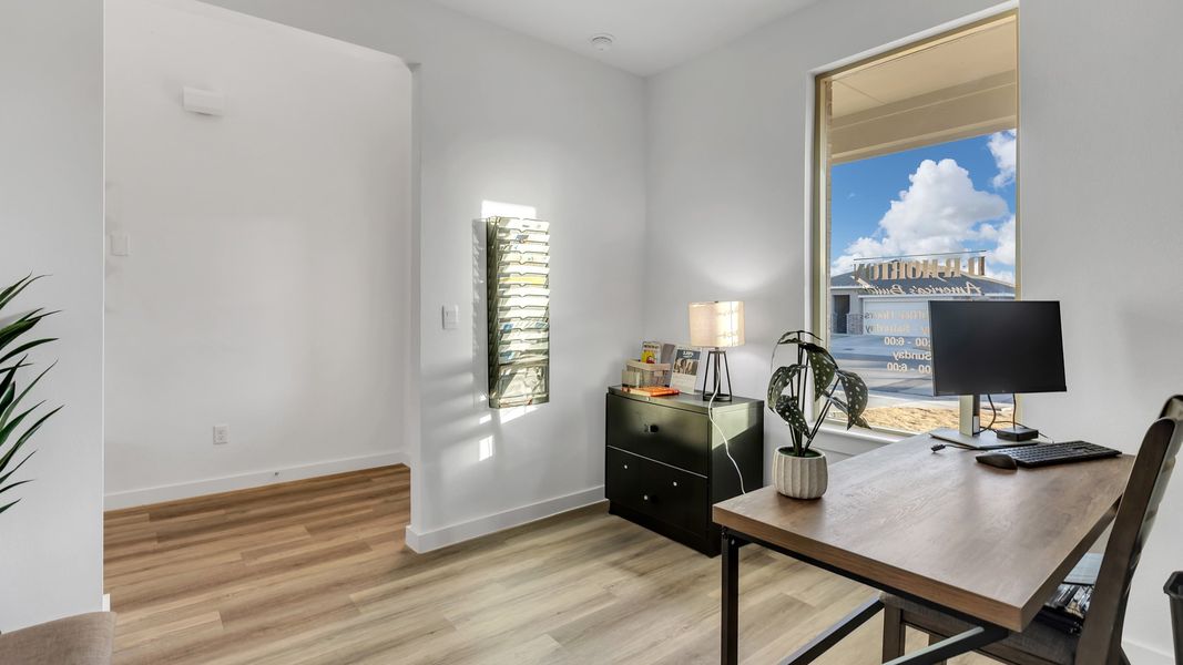 Furnished interior in a model home at Viridian in Lubbock (Image 7).