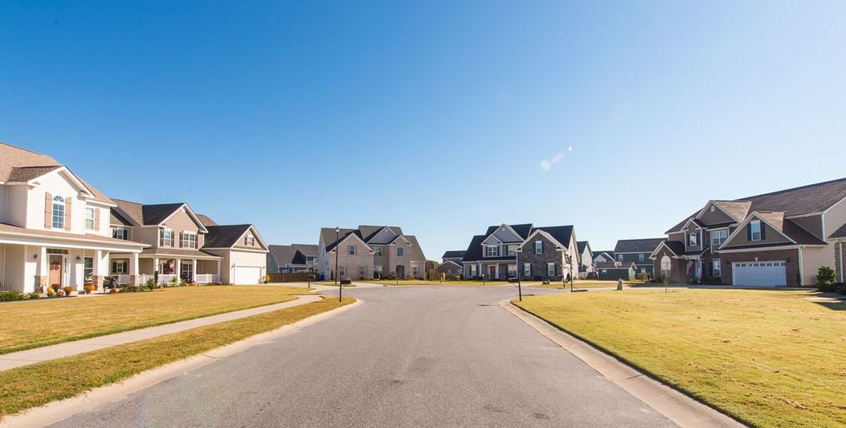 Front exterior of a home in the The Preserve at Langston community, located in Winterville, NC (Image 2).