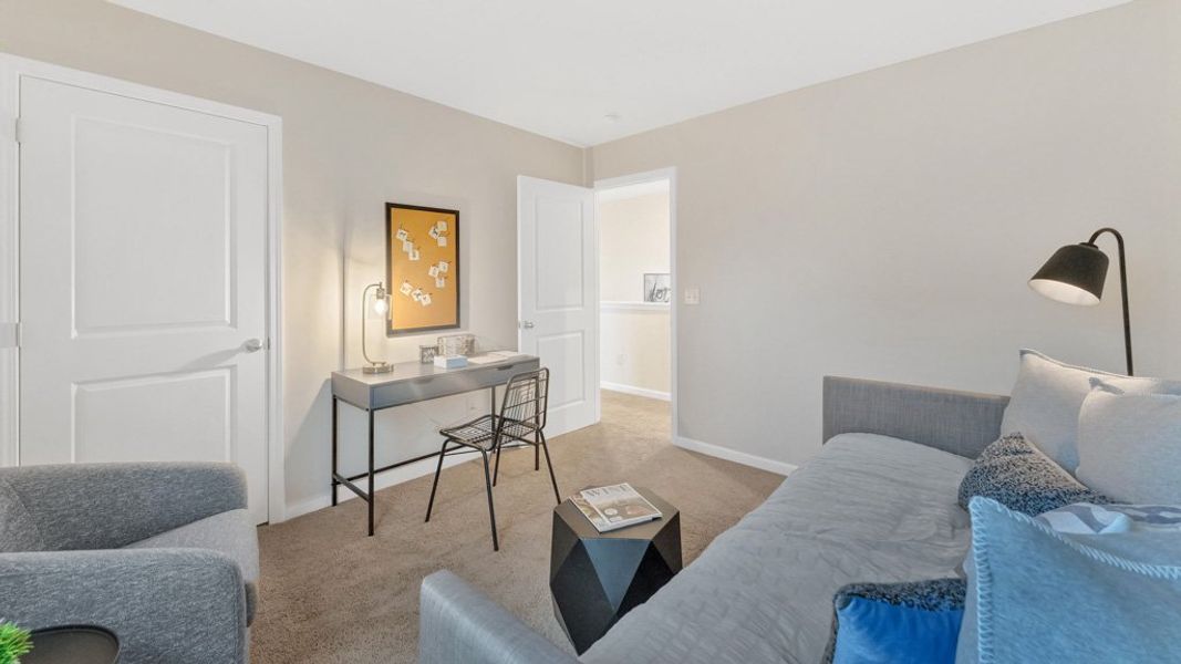 Furnished interior in a model home at Magnolia Ridge in Blountville (Image 24). Furnished interior in a model home at Magnolia Ridge in Blountville (Image 24).