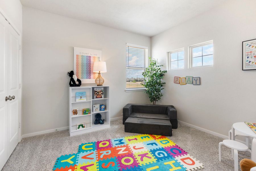 Furnished interior in a model home at Hilltop Heights in Waco (Image 22).
