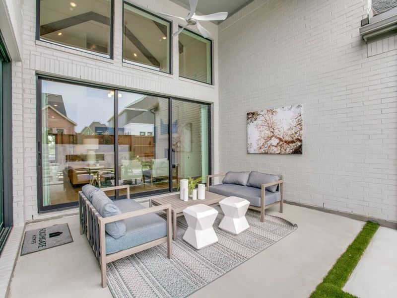 Exterior details of a home in Windsong Ranch 61' Series, Prosper (Image 7).