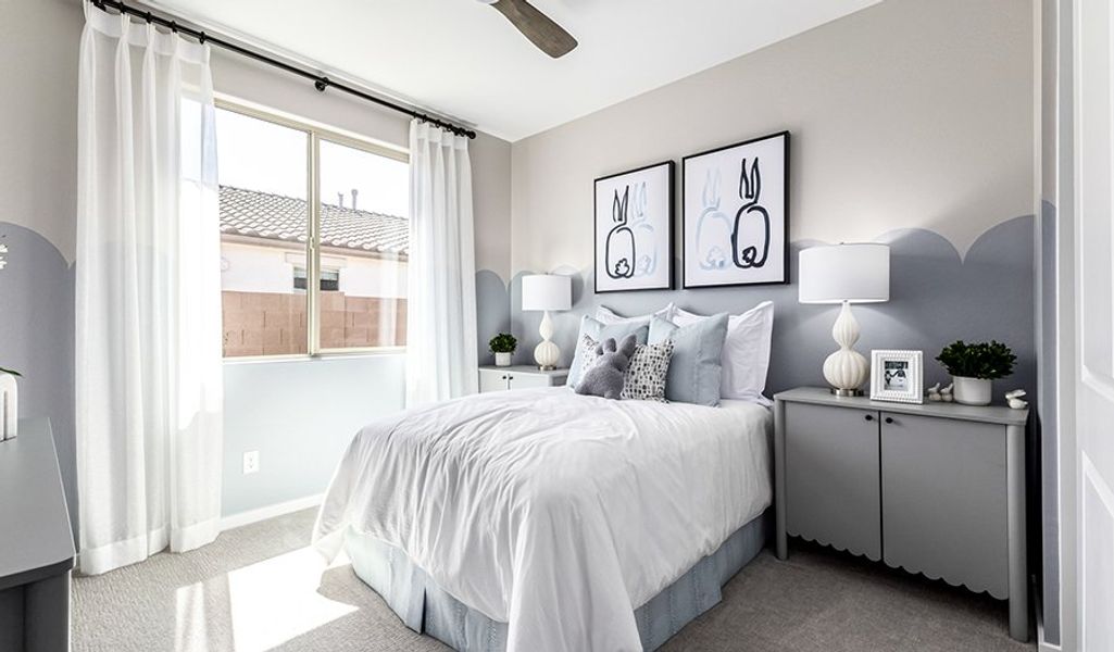 Furnished interior in a model home at Portfolio at White Tank Foothills in Waddell (Image 27).