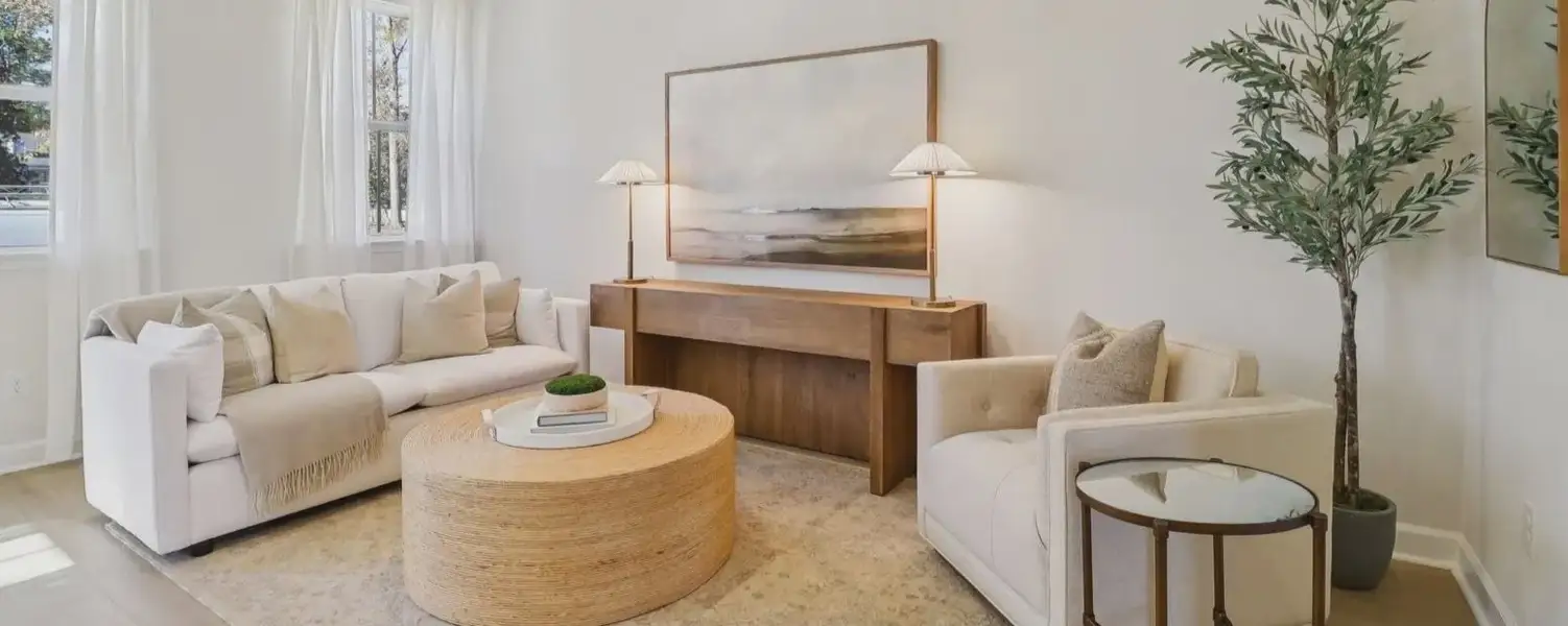 Furnished interior in a model home at Windward Village in Summerville (Image 3).