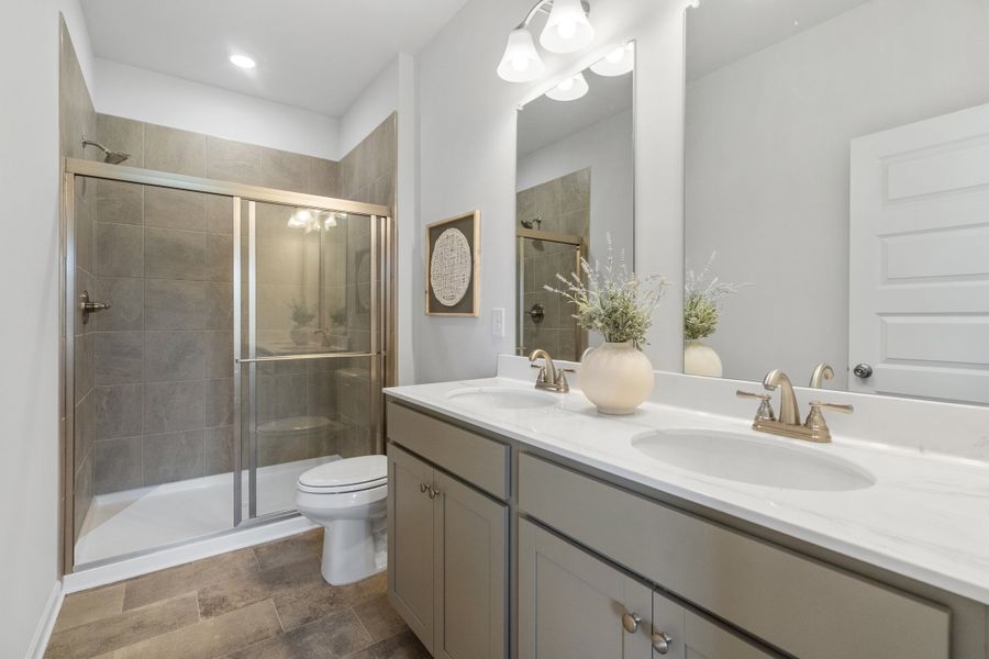 Furnished interior in a model home at Sweetbriar Place in Lebanon (Image 24).