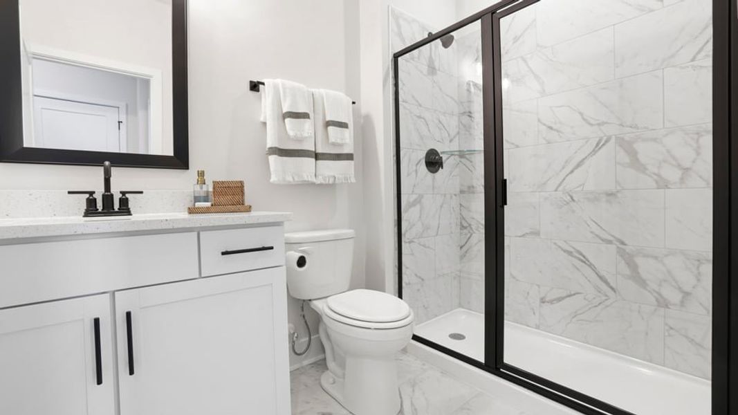 Furnished interior in a model home at Sycamore Cove in Woodruff (Image 17).