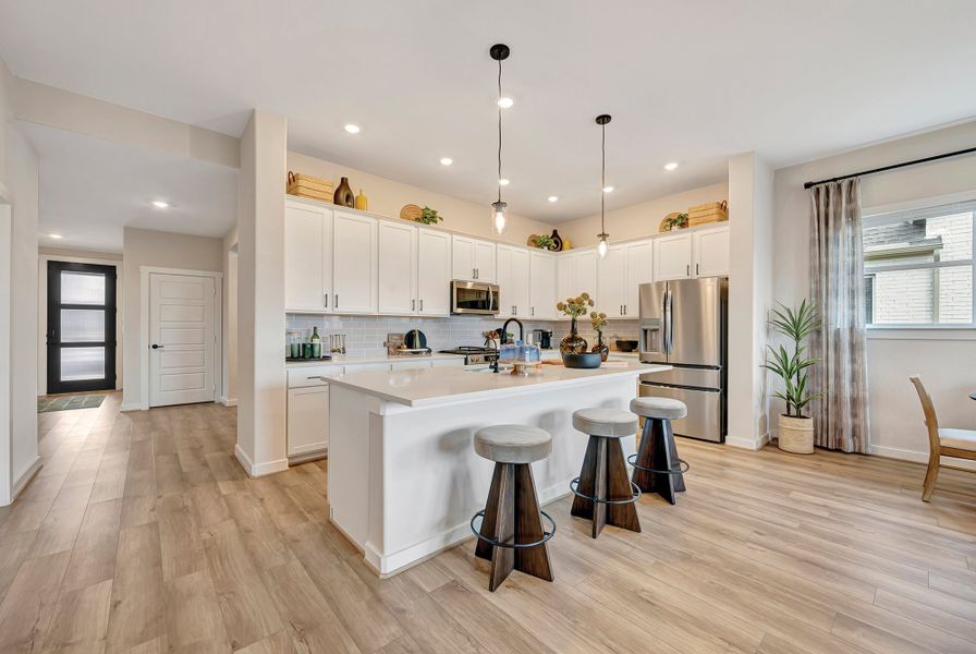 Furnished interior in a model home at Briggs Ranch – Select Classic Series in San Antonio (Image 8).