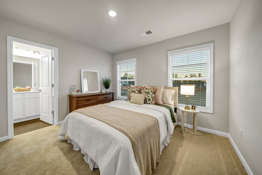 Furnished interior in a model home at Village at Boulware in Lugoff (Image 18).
