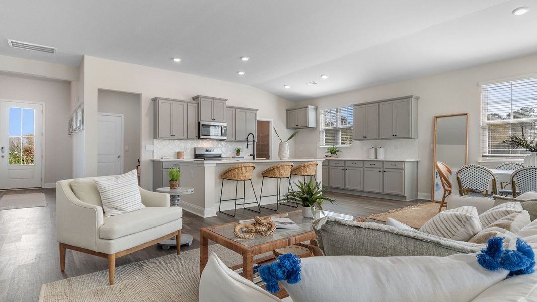 Furnished interior in a model home at The Bluffs at Mill Creek in Florence (Image 19).