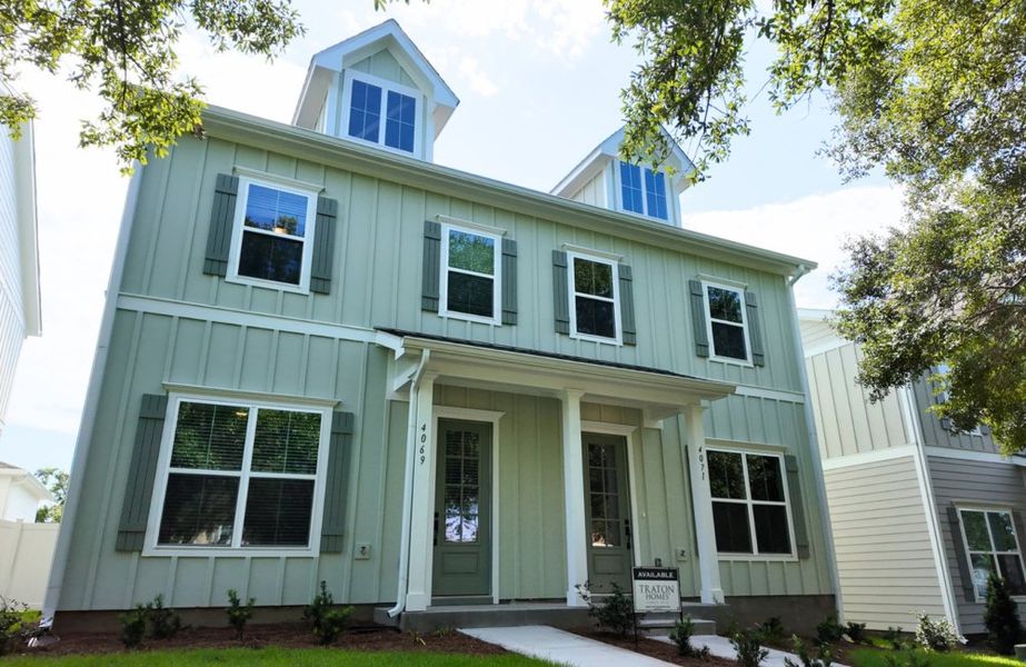 Front exterior of a home in the The Collection at Four Oaks community, located in Tallahassee, FL (Image 2). Front exterior of a home in the The Collection at Four Oaks community, located in Tallahassee, FL (Image 2).