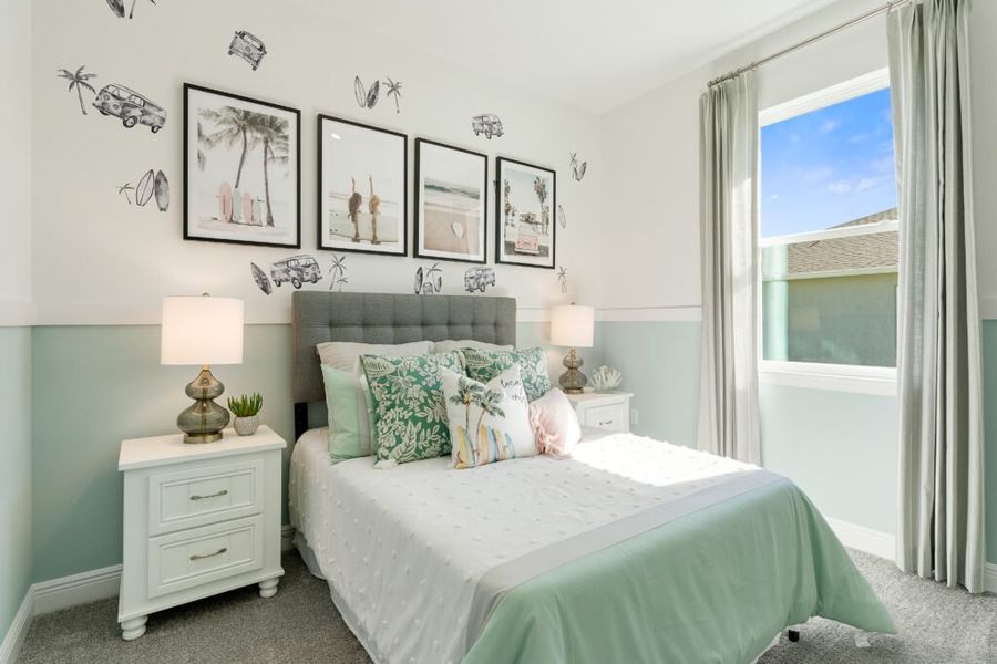 Furnished interior in a model home at Sebastian Highlands in Sebastian (Image 33).