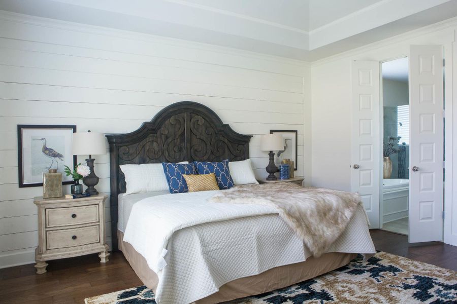 Furnished interior in a model home at White Oak in Arlington (Image 22).