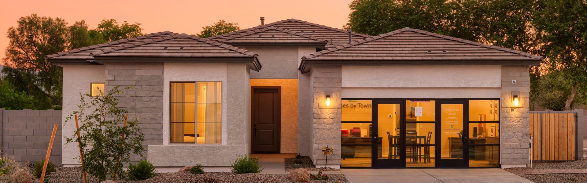 Front exterior of a home in the Stonefield community, located in Surprise, AZ (Image 4).