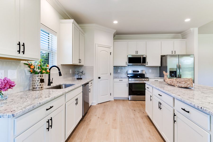 Furnished interior in a model home at Cardinal Estates in Bridge City (Image 4). Furnished interior in a model home at Cardinal Estates in Bridge City (Image 4).
