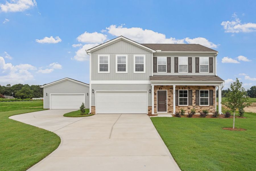 McDowell Plan with Detached Garage