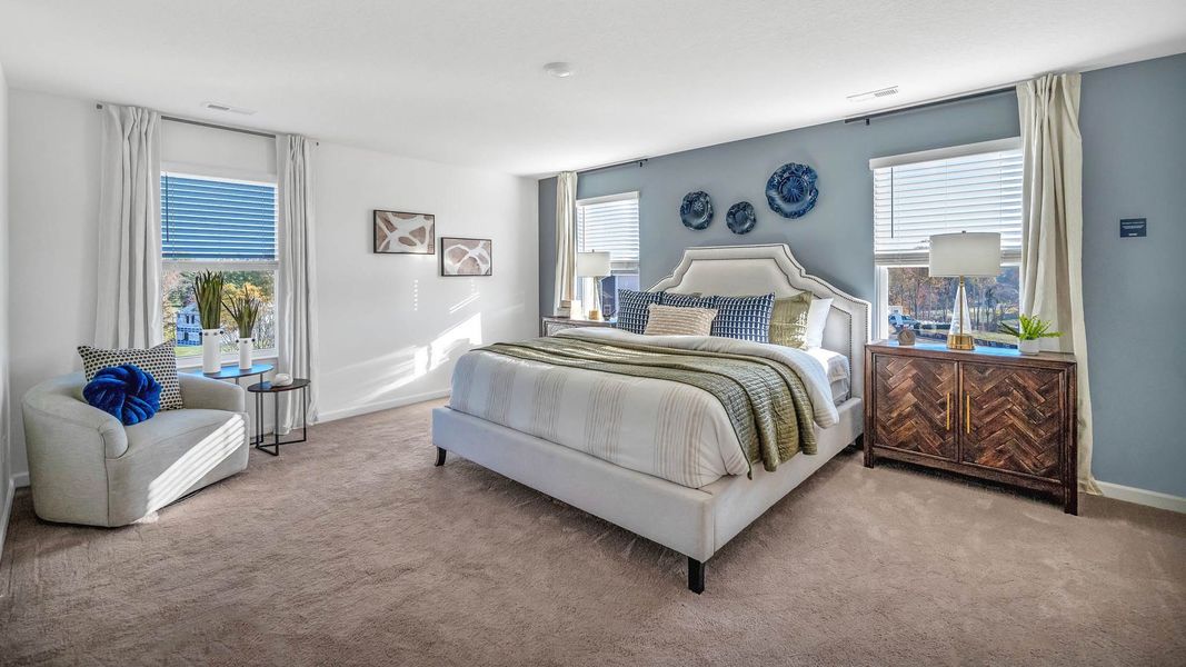 Furnished interior in a model home at Whispering Springs in Maryville (Image 22). Furnished interior in a model home at Whispering Springs in Maryville (Image 22).