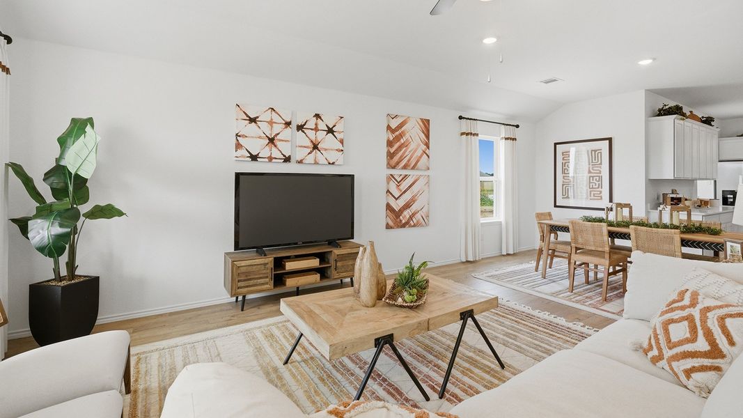 Furnished interior in a model home at Rancho San Gabriel in Georgetown (Image 20). Furnished interior in a model home at Rancho San Gabriel in Georgetown (Image 20).