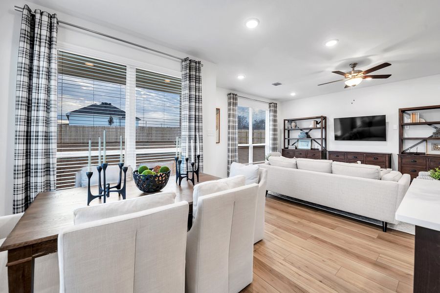 Furnished interior in a model home at The Village at Elm Creek in Troy (Image 18).