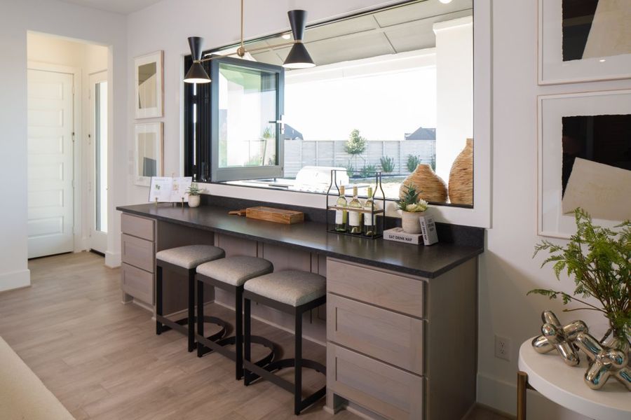 Furnished interior in a model home at Legacy in Friendswood (Image 23).