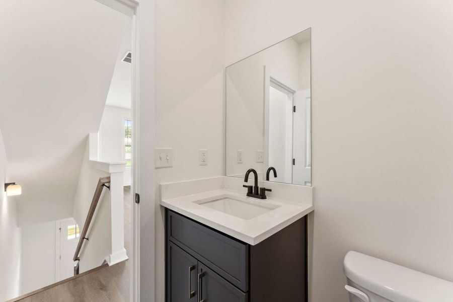 Furnished interior in a model home at Array in Atlanta (Image 26).