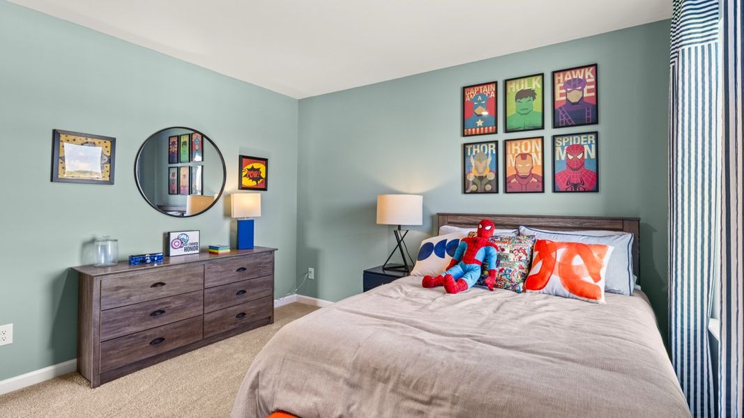 Furnished interior in a model home at Independence in Loganville (Image 28).