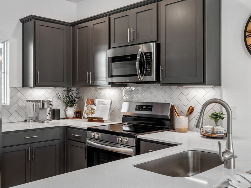 Close-up of interior finishes in a home at The Towns at Red River, Gallatin (Image 19).